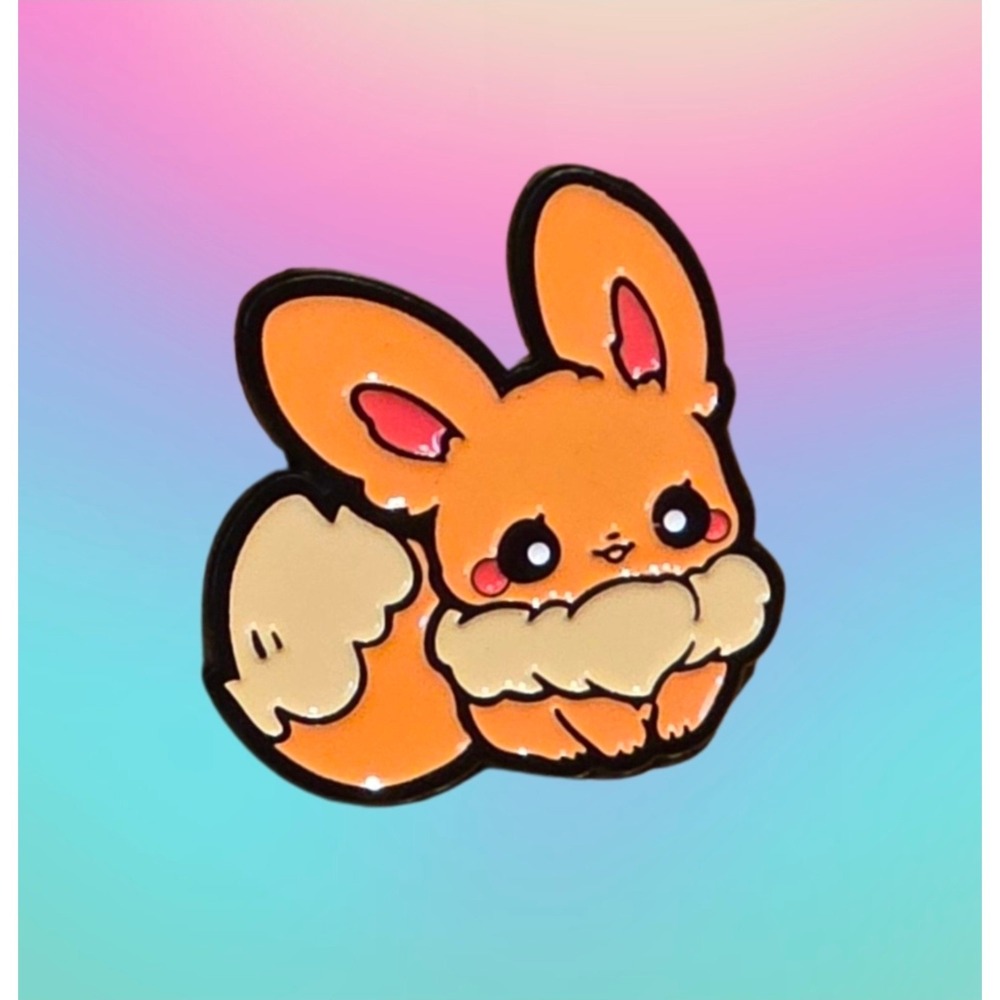 Pokémon EEVEE Eevee Evolutions Chibi Enamel Pin Set – Collector's Charm